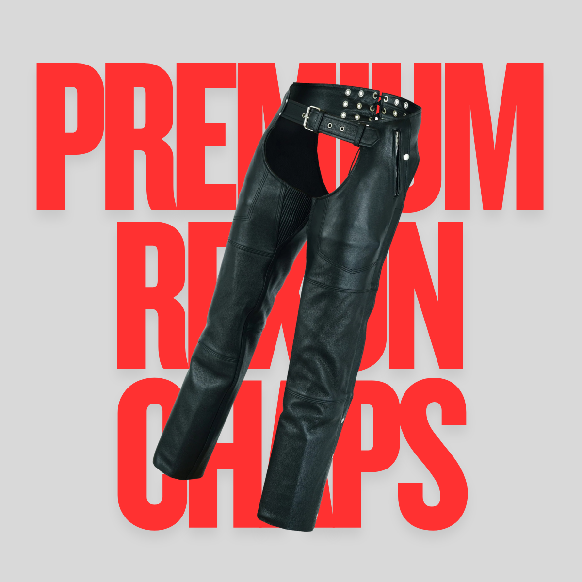 Men Leather Chaps