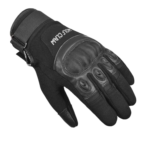 Softshell Tactical Motorcycle Gloves with Palm Padding