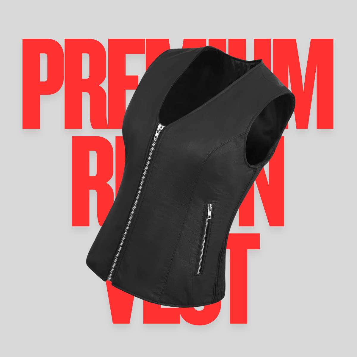 Women Leather Vests