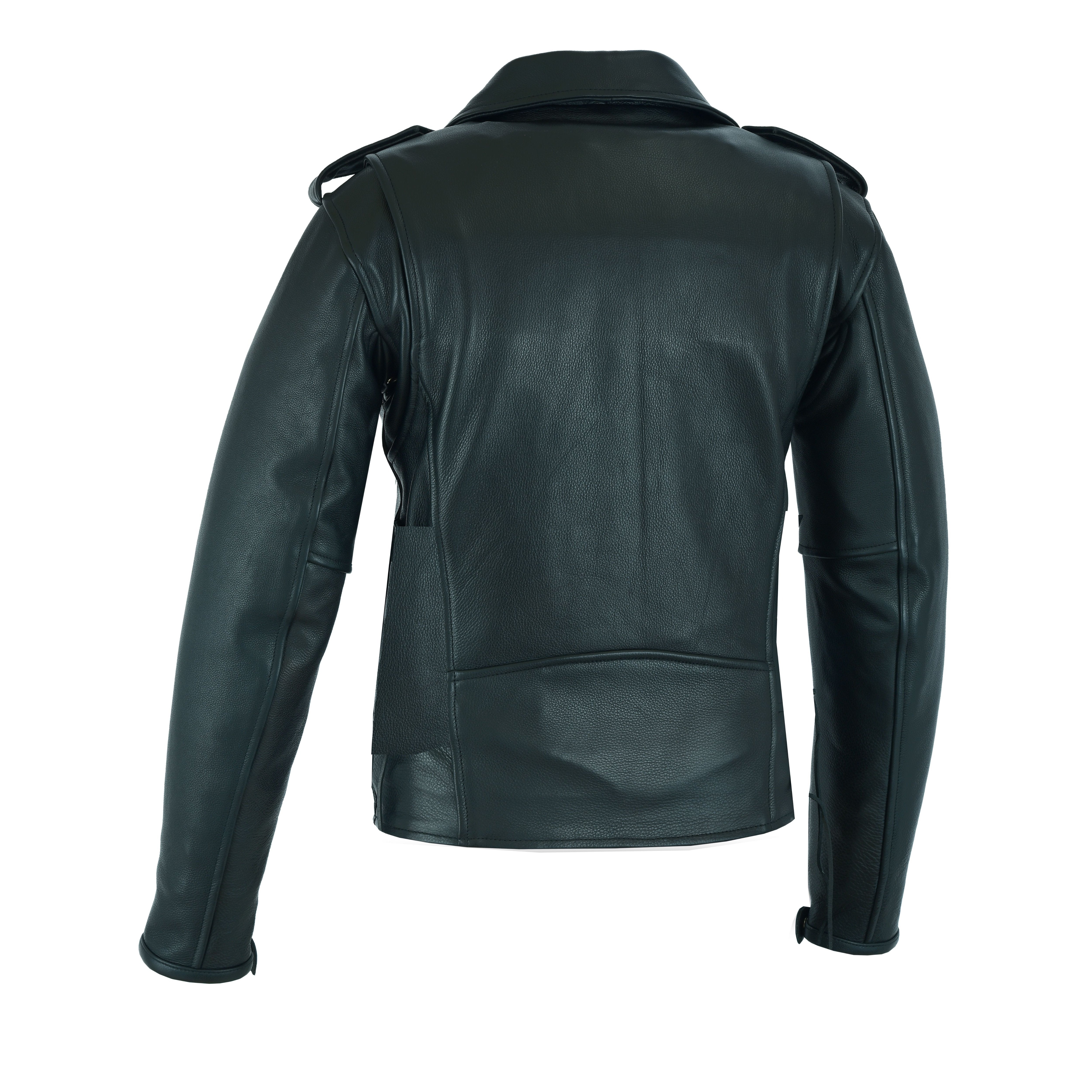 Highend Men's Utility Cruising Leather Jacket – Premium Function & Road-Ready Style