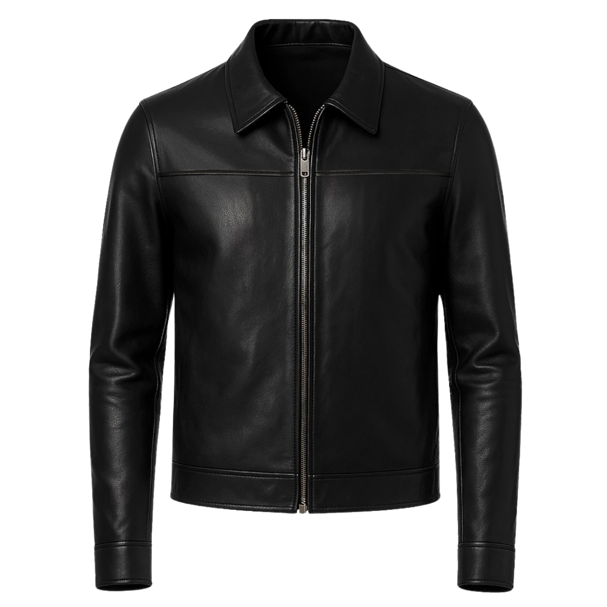 Men’s Black Lambskin Leather Jacket