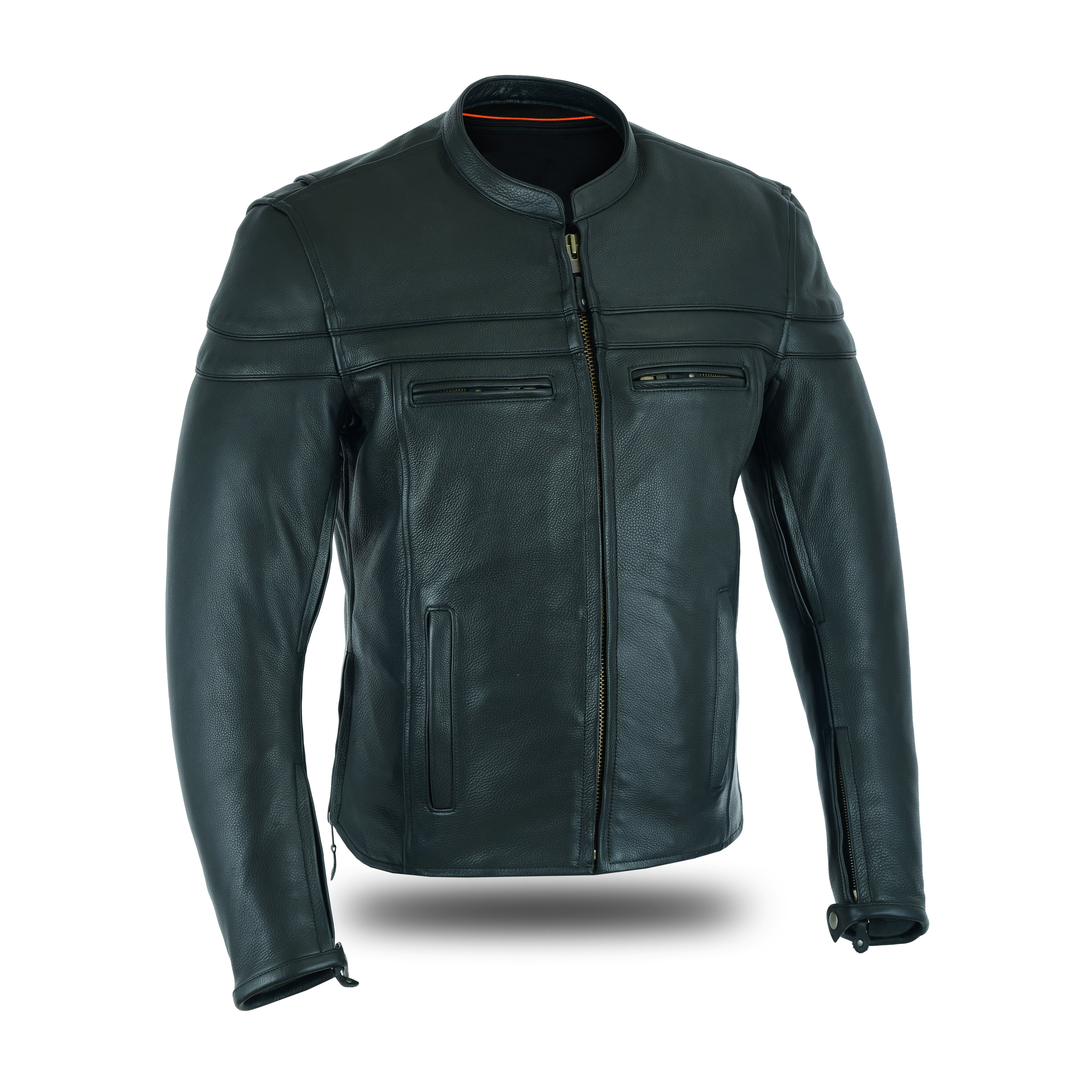 Men's Tuscan Motorcycle Leather Jacket – Vintage-Inspired Italian Biker Style