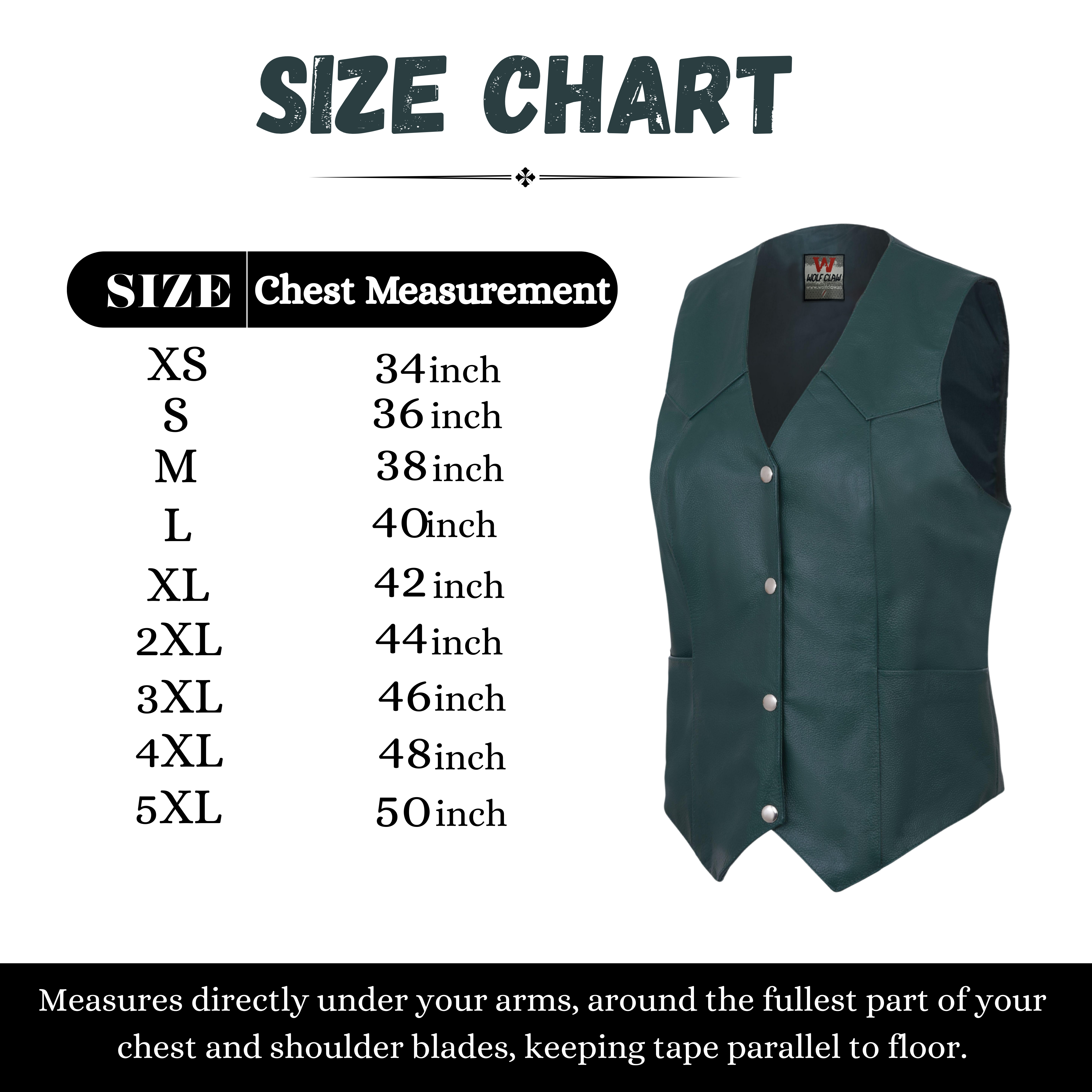 Women’s Soft Leather Motorcycle Biker Vest – Classic Sleeveless Riding Vest by Rexons