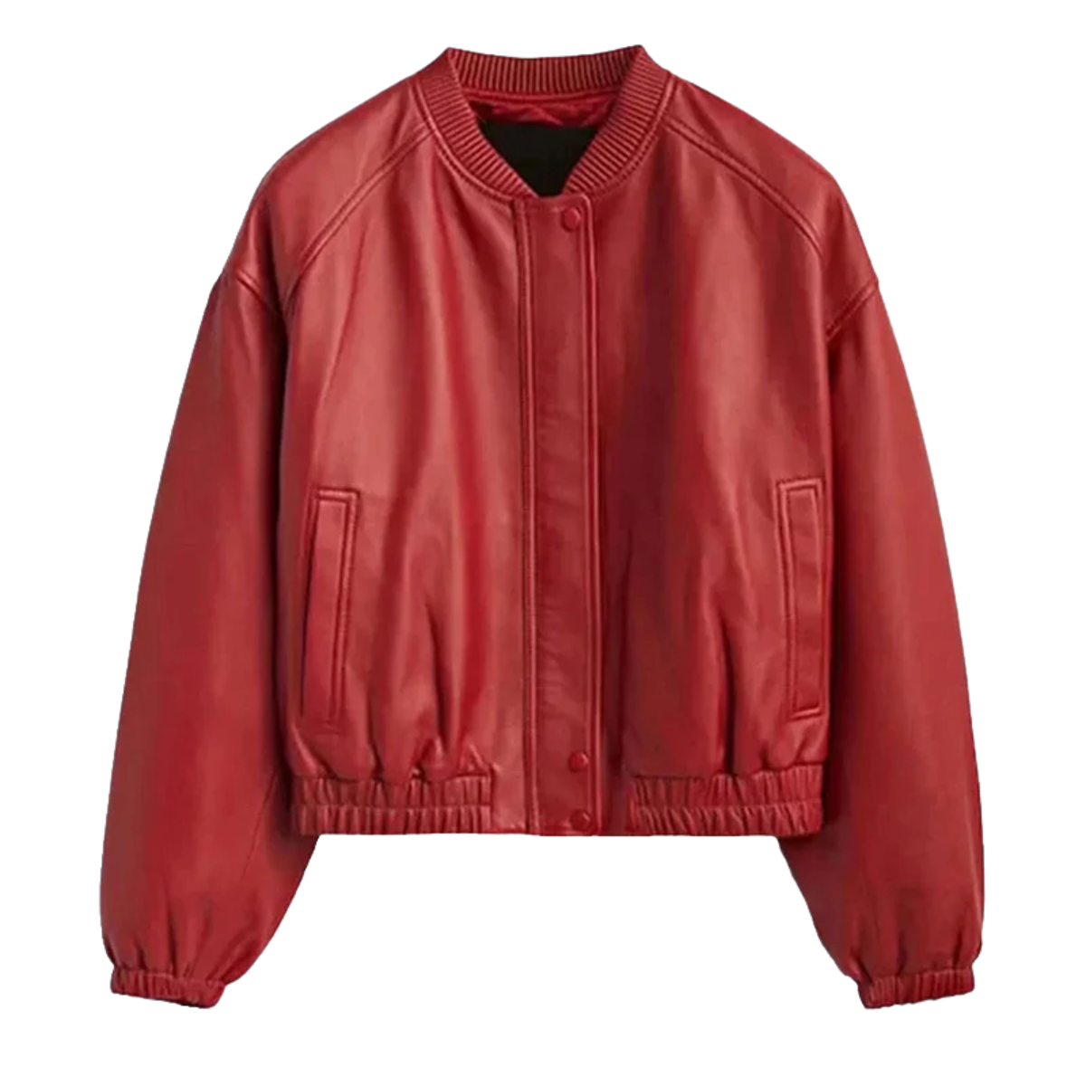 Women’s Red Leather Jacket