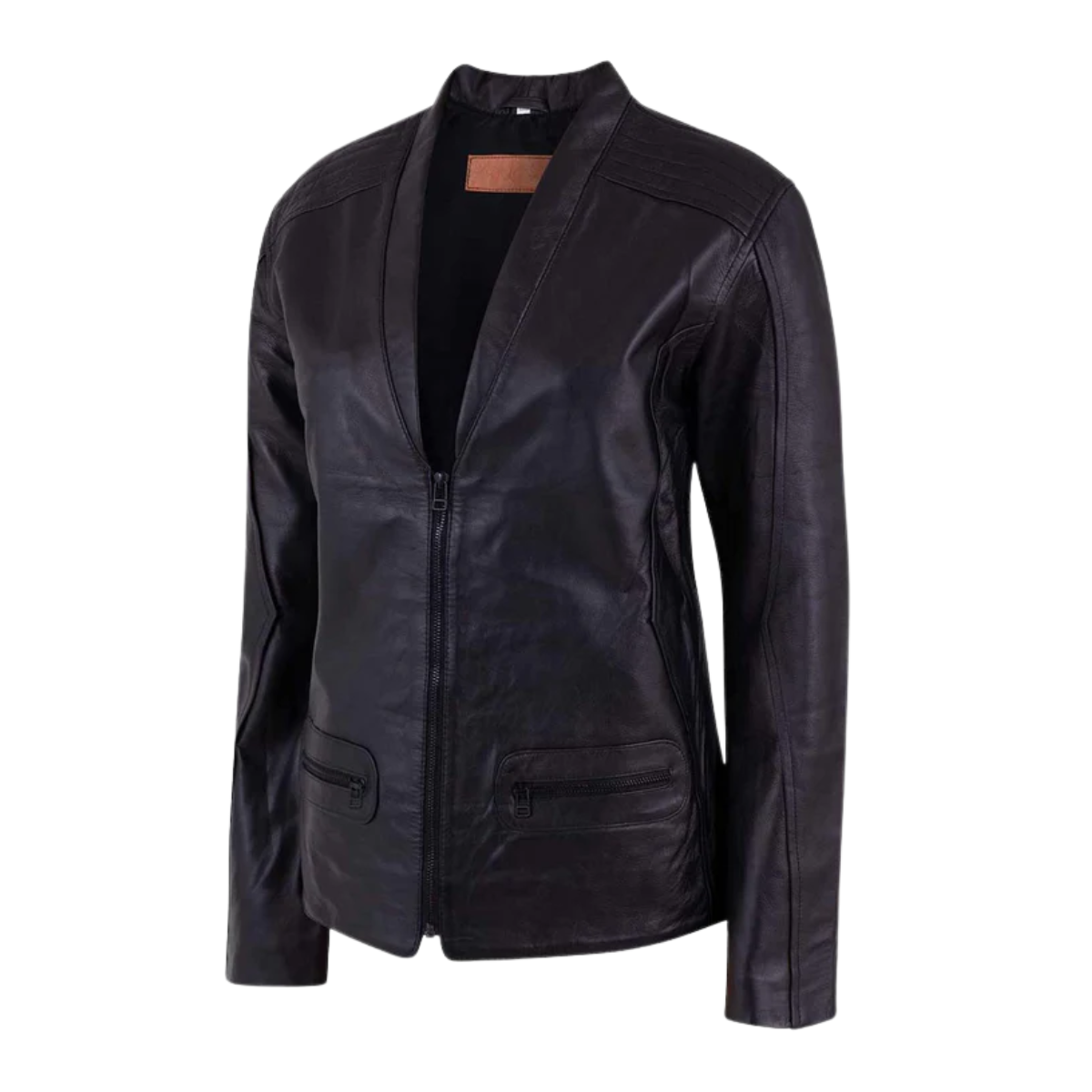 Women’s Soft Black Sheepskin Leather Jacket