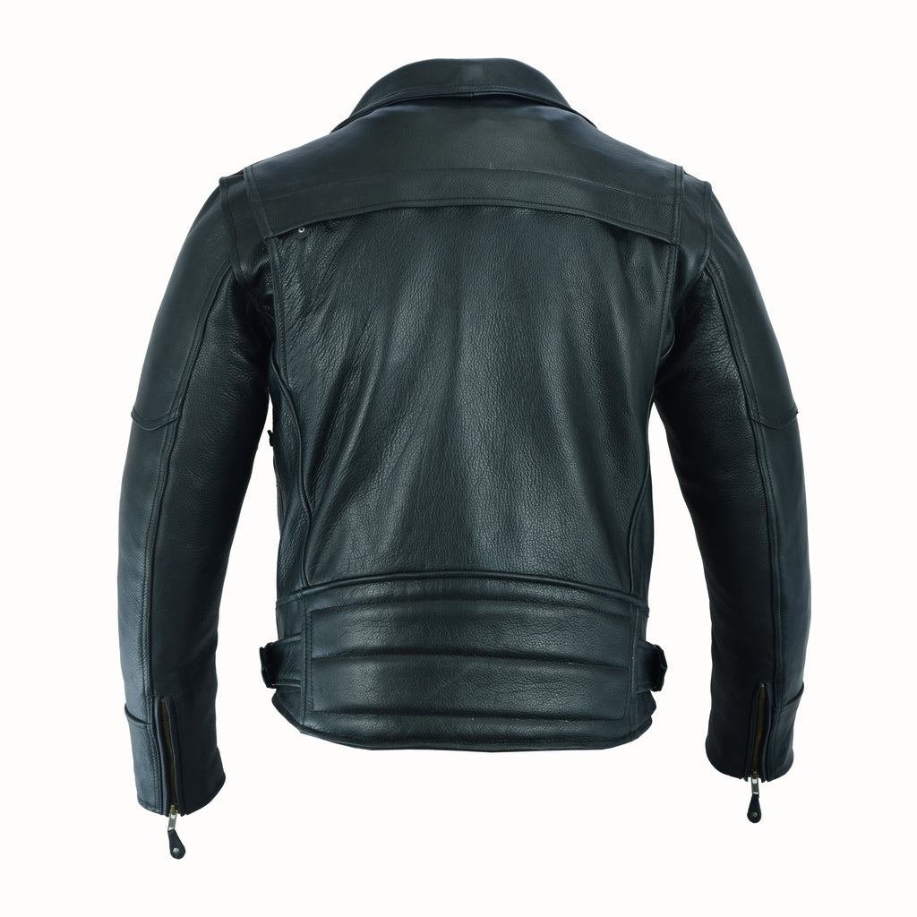 High-End Men’s Leather Jacket – Premium Functional Outerwear for Bikers & Everyday Wear