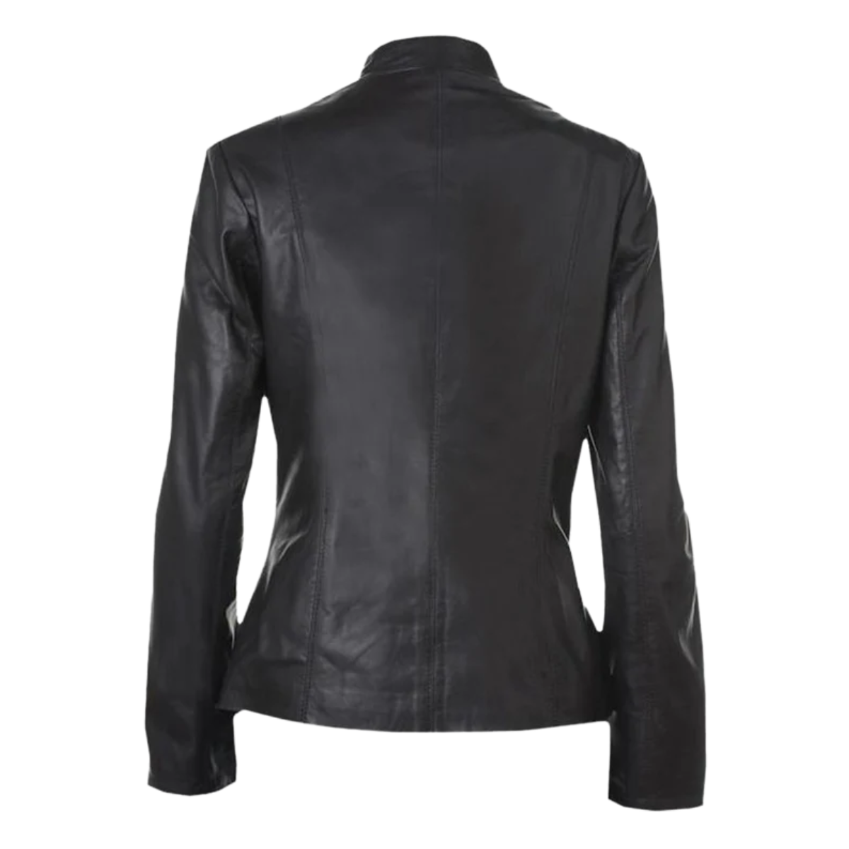 Outline Women’s Black Leather Jacket