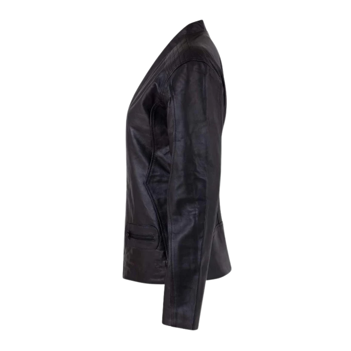 Women’s Soft Black Sheepskin Leather Jacket