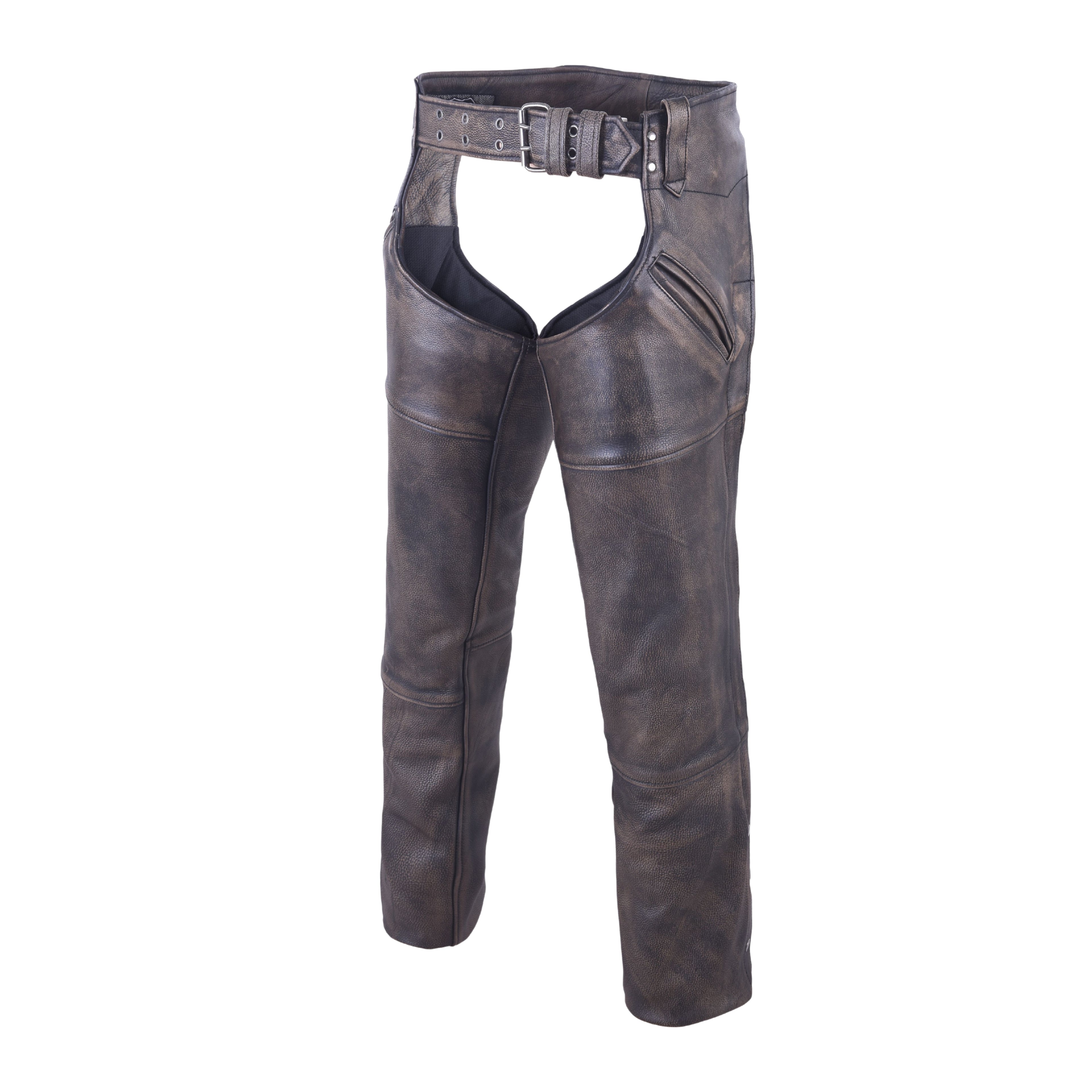 Milwaukee Leather Men’s Premium Motorcycle Chaps – Thermal Lined Biker Riding Gear