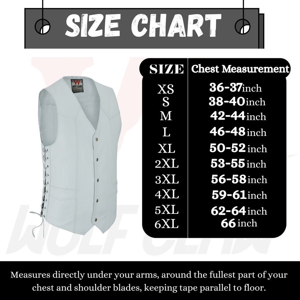 Women’s White Bulletproof-Style Leather Vest – Perfect for Biker Clubs