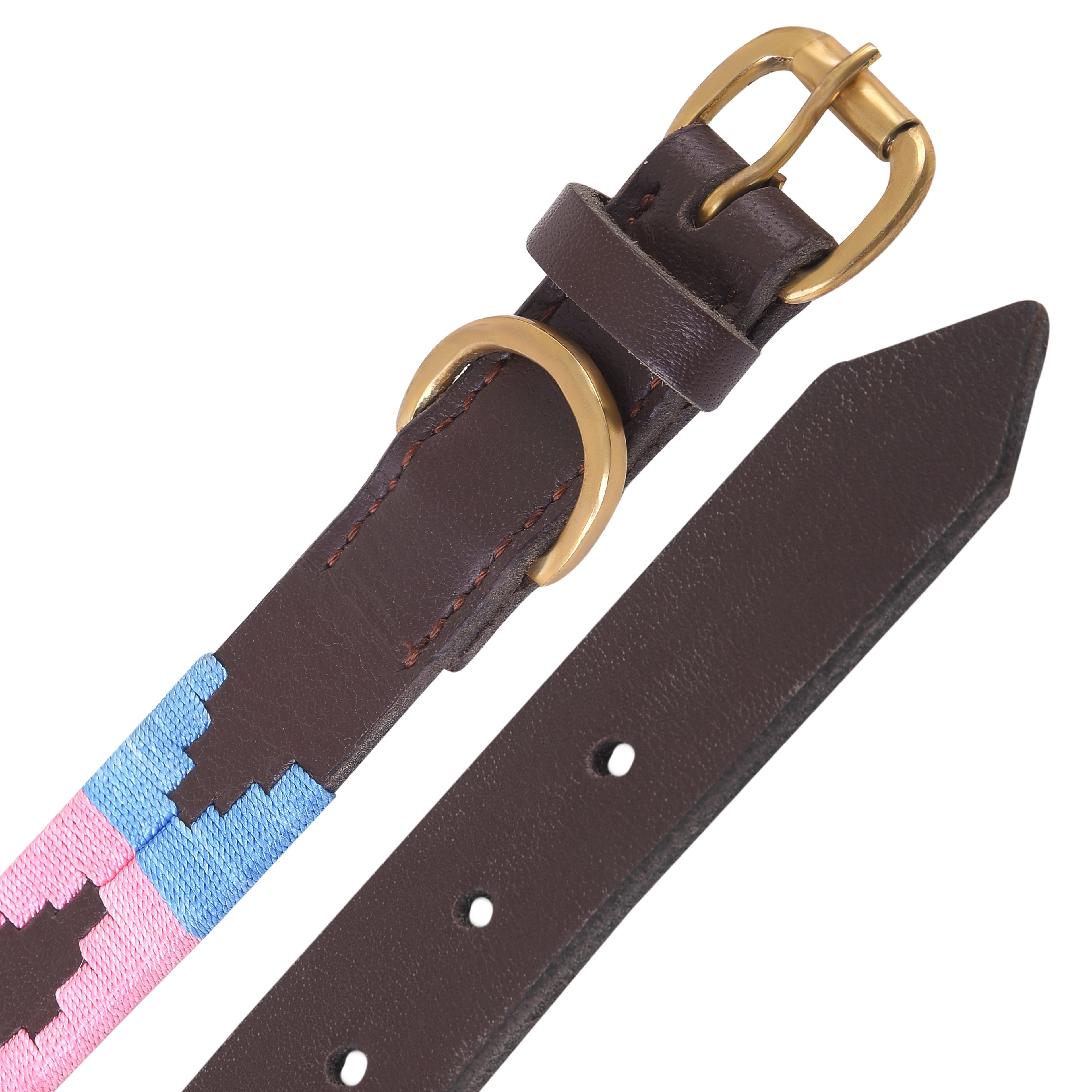 Handmade Polo Dog Collar – Argentinian Embroidery Stitching, Strong & Stylish by Rexons
