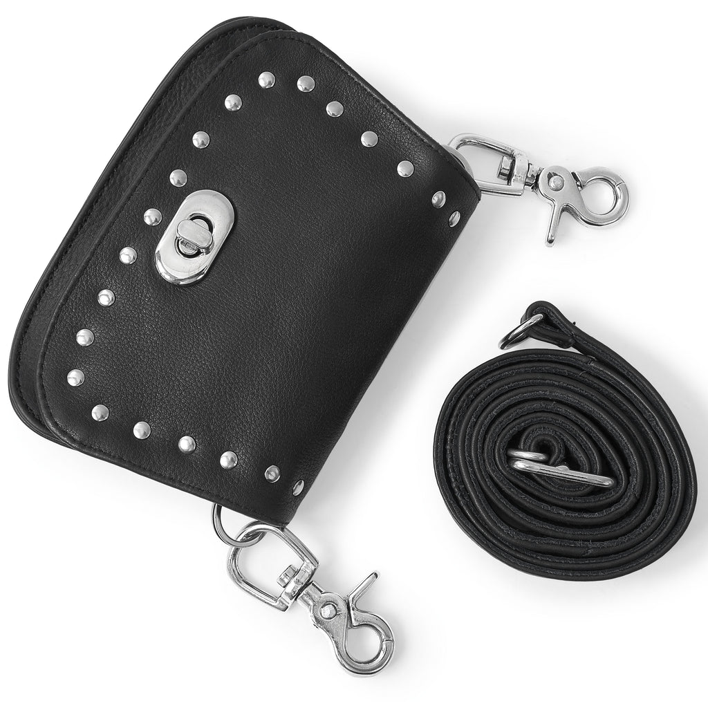 Cassie Crossbody Bag 19 with Rivets – Elegant Riveted Leather Shoulder Bag by Rexons