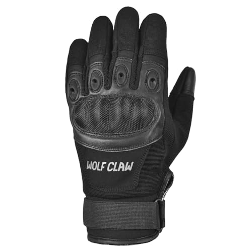 Softshell Tactical Motorcycle Gloves with Palm Padding