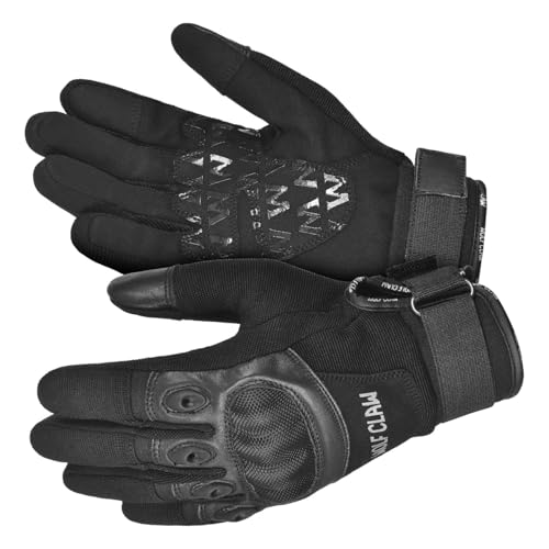 Softshell Tactical Motorcycle Gloves with Palm Padding