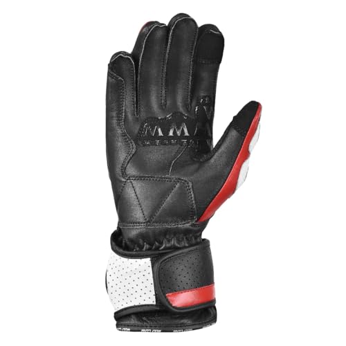 Carbon Fiber Knuckle Powersport Leather Gloves