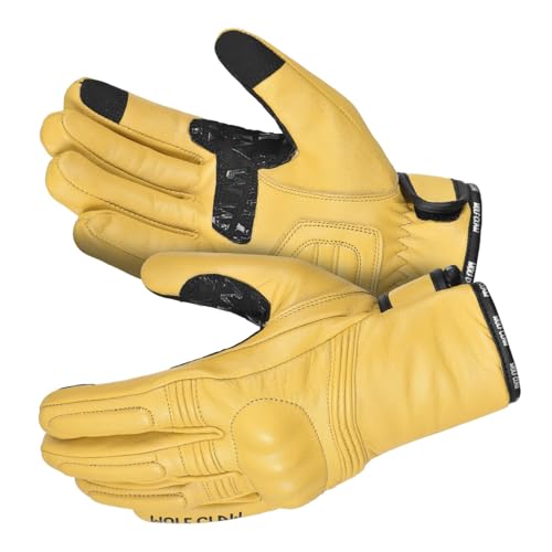 Leather Motorcycle Road Racing Cruiser Touchscreen Gloves