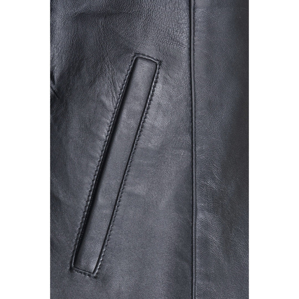 Men’s Classic Black Leather Jacket