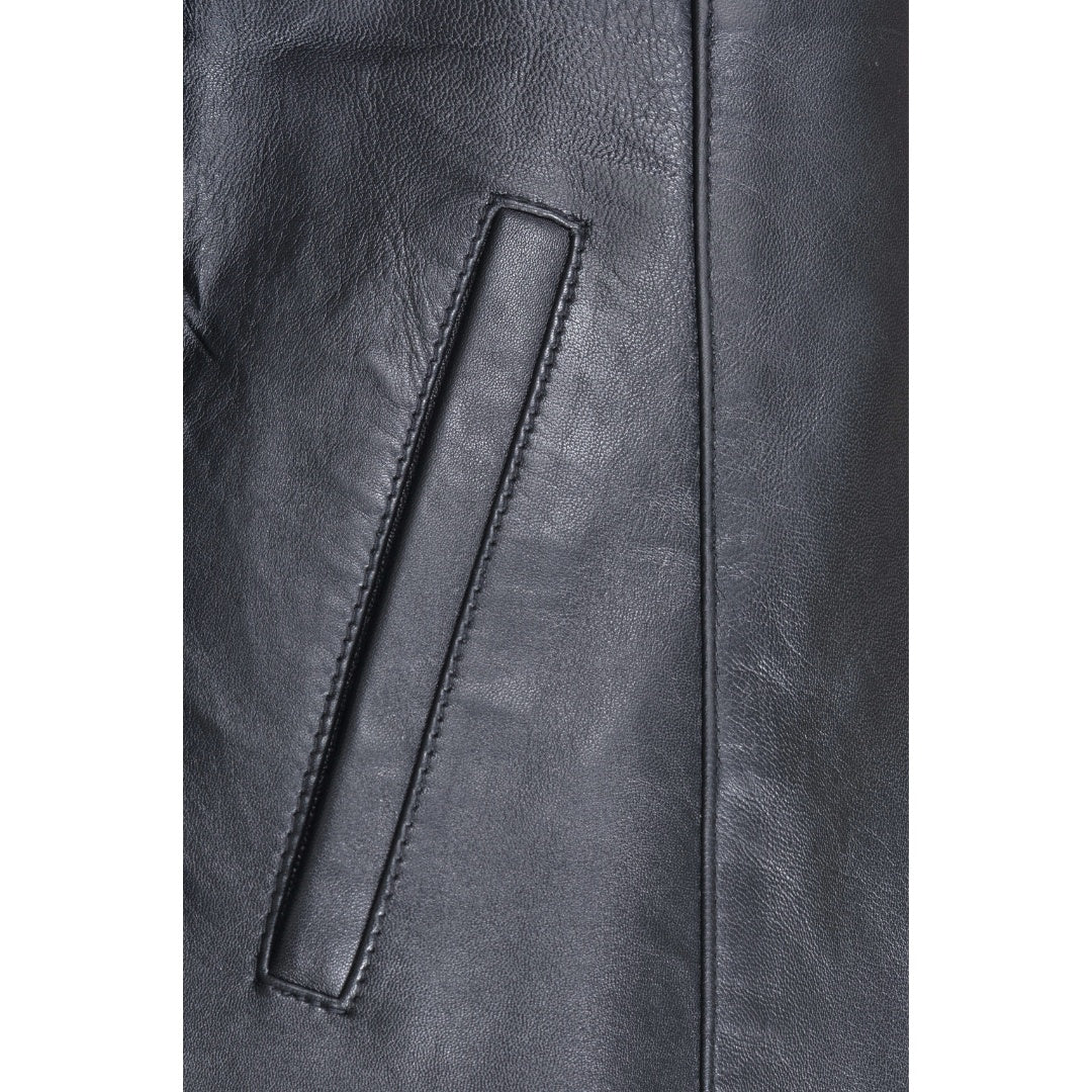 Men’s Classic Black Leather Jacket