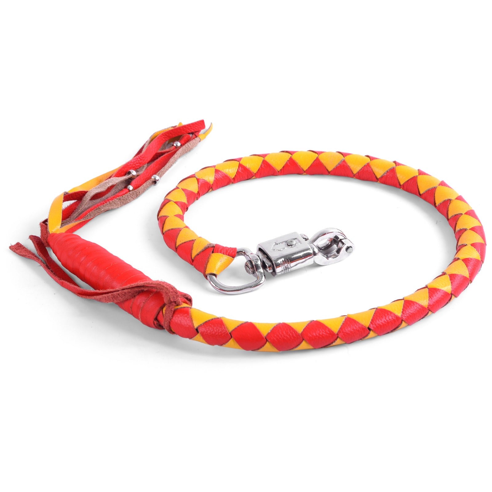 Biker Whip for Motorcycle – Handlebar Accessory with Quick Release by Rexons