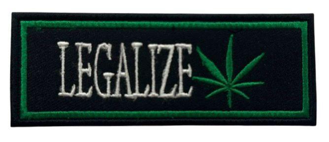 RXEP128 LEGALIZE DESIGN MOTORCYCLE PATCH EMBROIDERY IRON ON PATCH