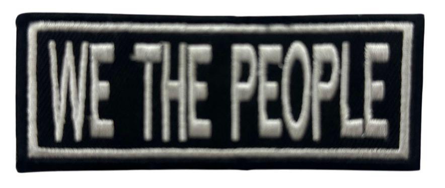 RXEP129 WE THE PEOPLE DESIGN MOTORCYCLE PATCH EMBROIDERY IRON ON PATCH