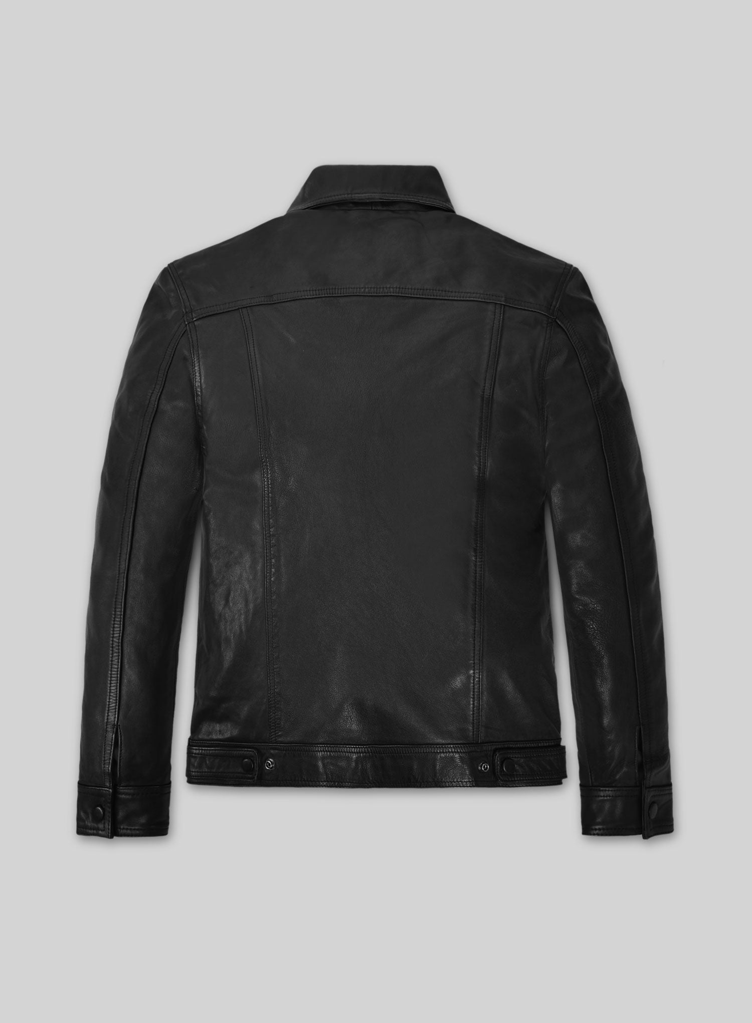 Black Color Leather Jacket for Men